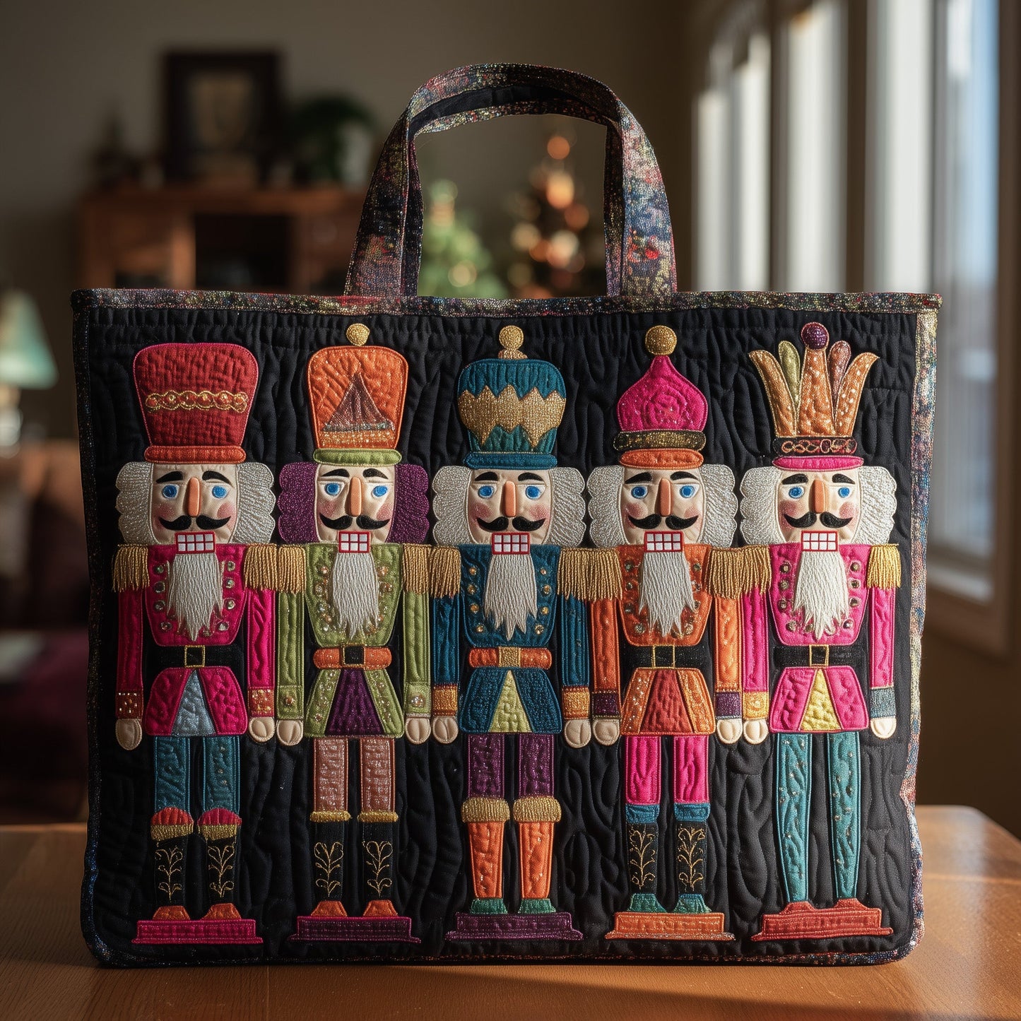 Joyful Nutcracker  Quilted Tote Bag GFTONL5522