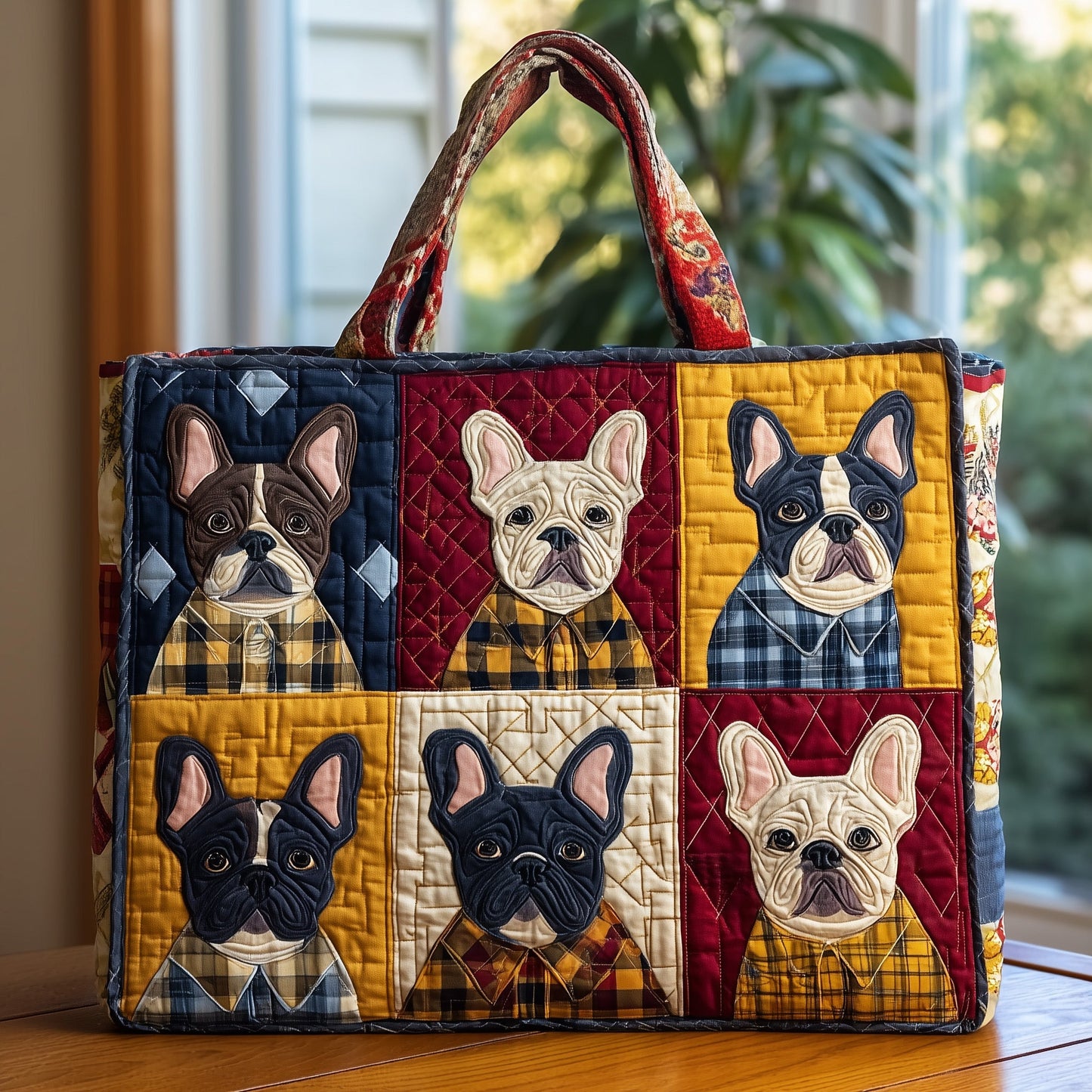 French Bulldog Quilted Tote Bag GFTONL5547