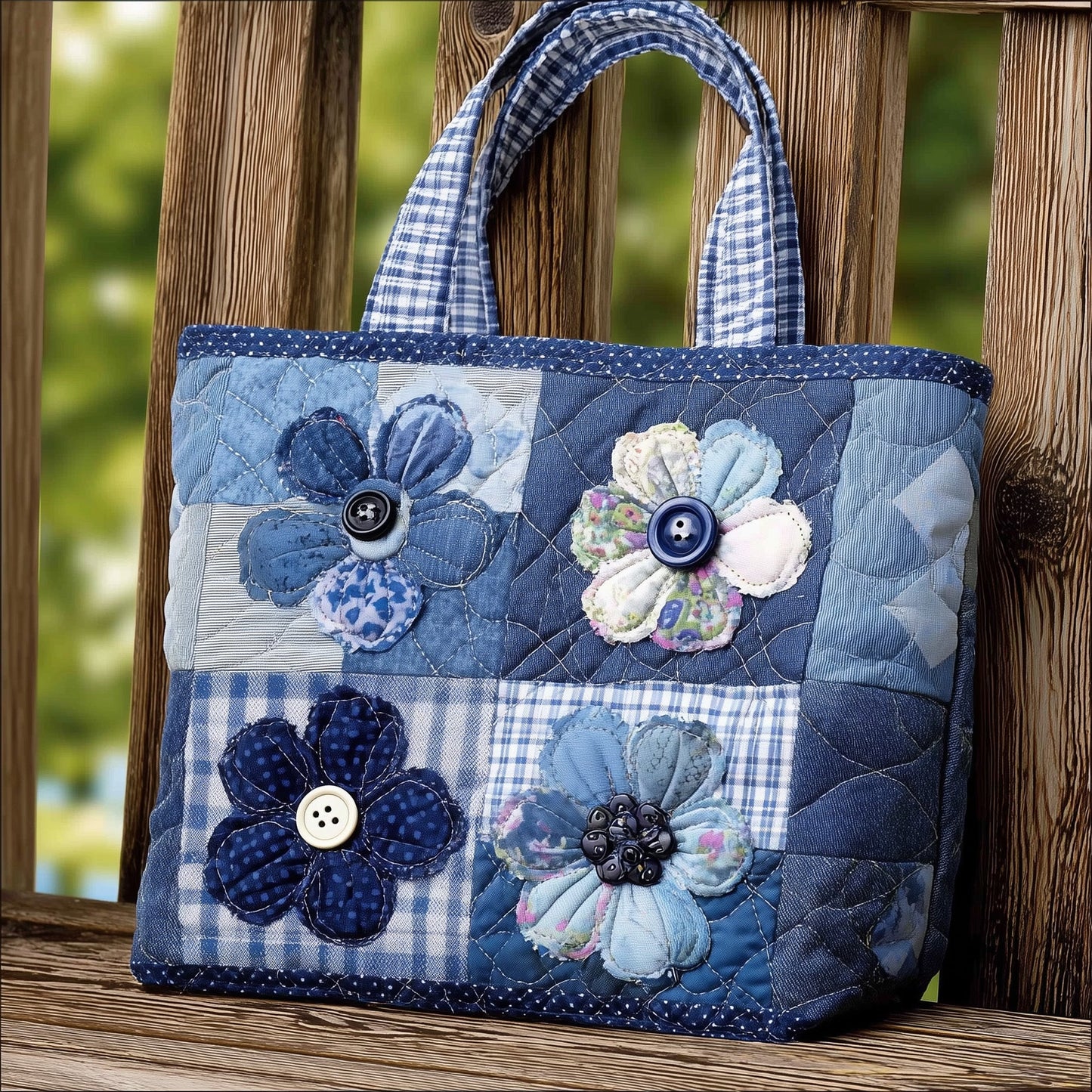 Petal Bloom Quilted Tote Bag GFTONL5560