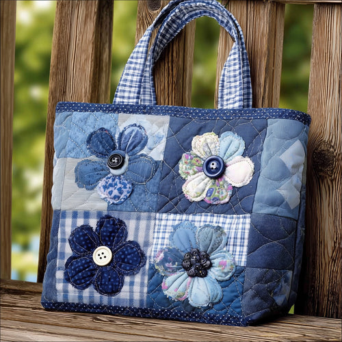 Petal Bloom Quilted Tote Bag GFTONL5560