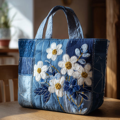Daisy Charm Quilted Tote Bag GFTONL5567