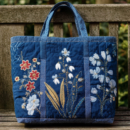 Floral Haven Quilted Tote Bag GFTONL5570