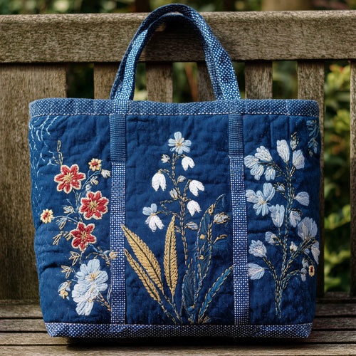 Floral Haven Quilted Tote Bag GFTONL5570