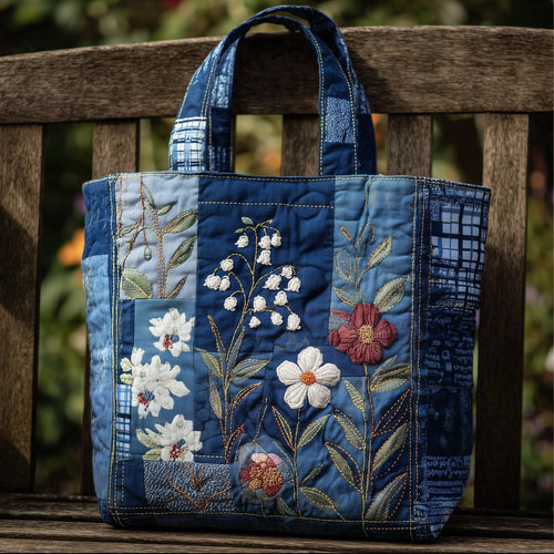 Floral Haven Quilted Tote Bag GFTONL5571