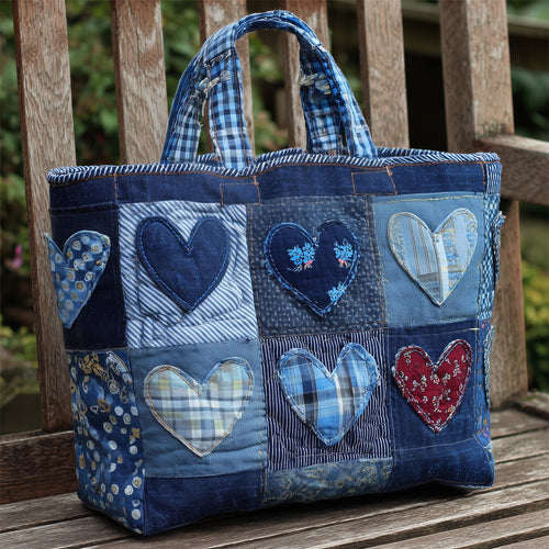 Heart Quilted Tote Bag GFTONL5575