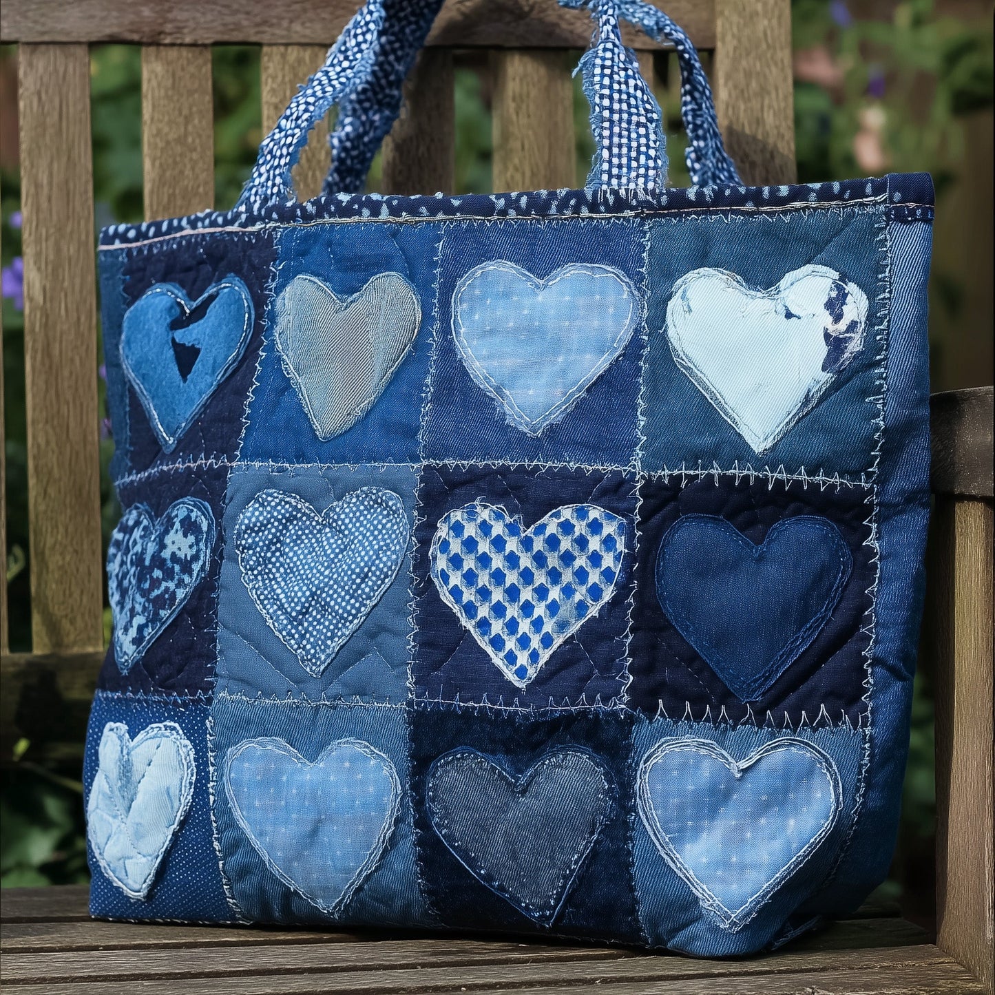 Heart Quilted Tote Bag GFTONL5577