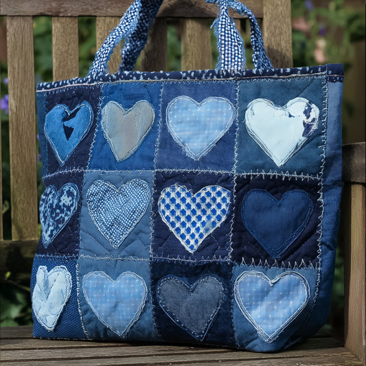 Heart Quilted Tote Bag GFTONL5577