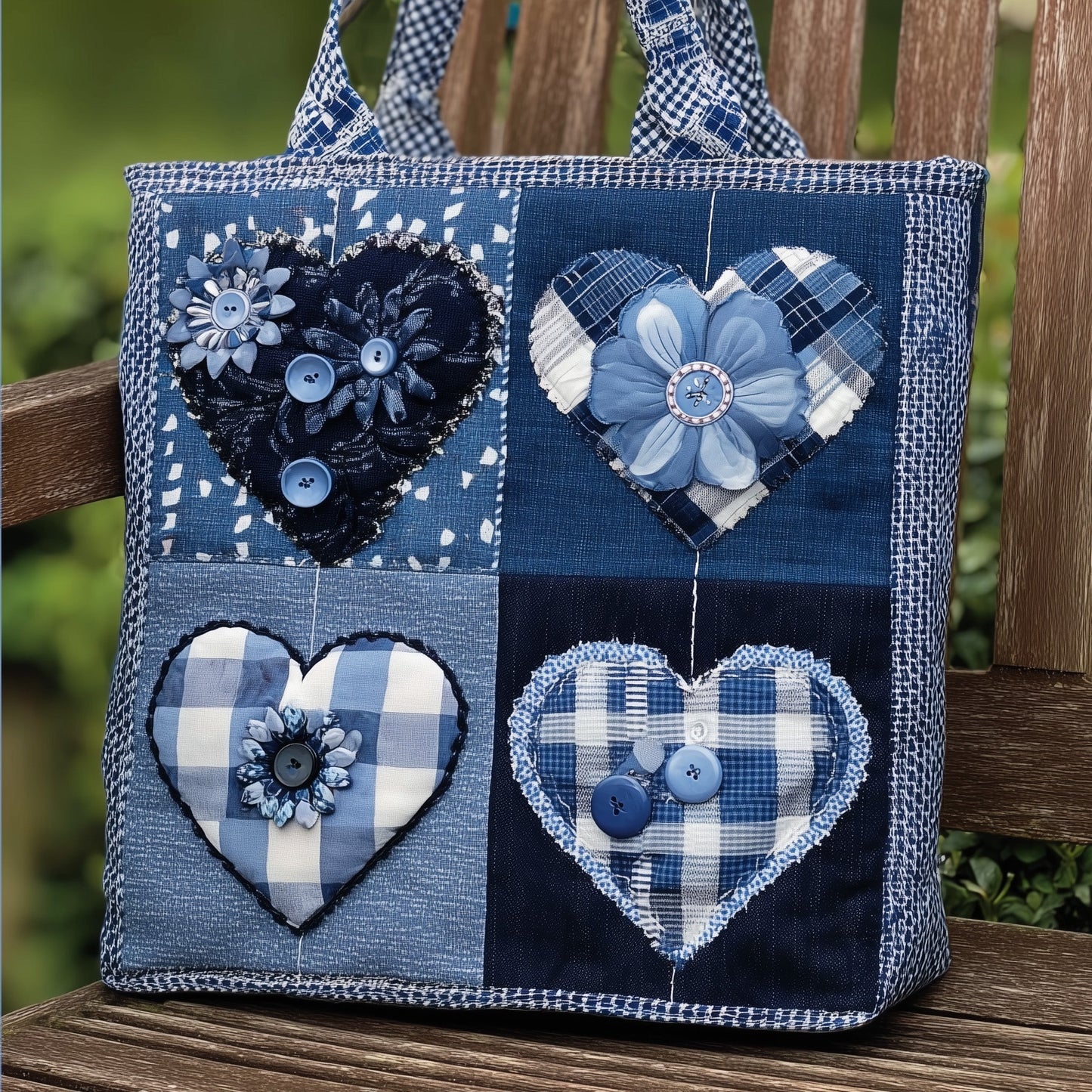 Heart Quilted Tote Bag GFTONL5579
