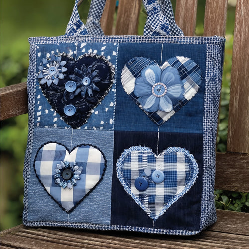 Heart Quilted Tote Bag GFTONL5579