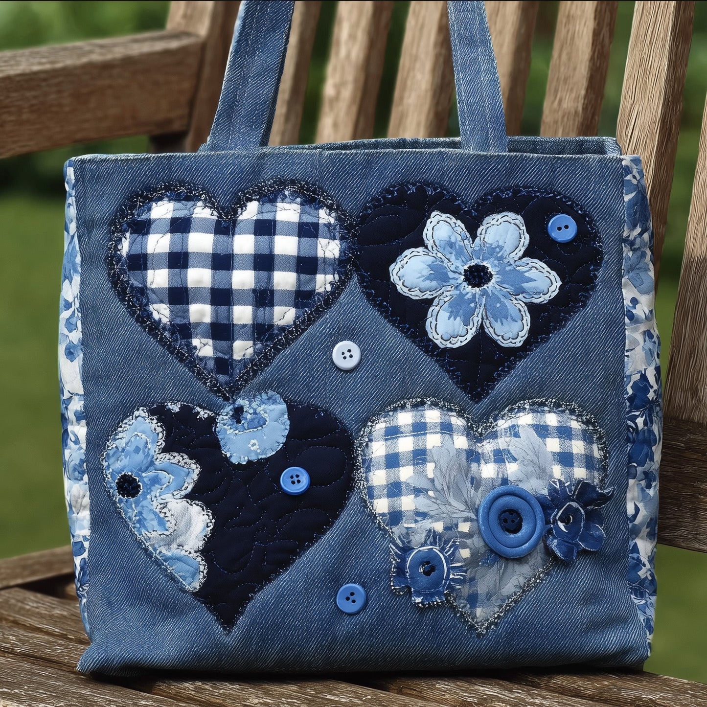 Heart Quilted Tote Bag GFTONL5580