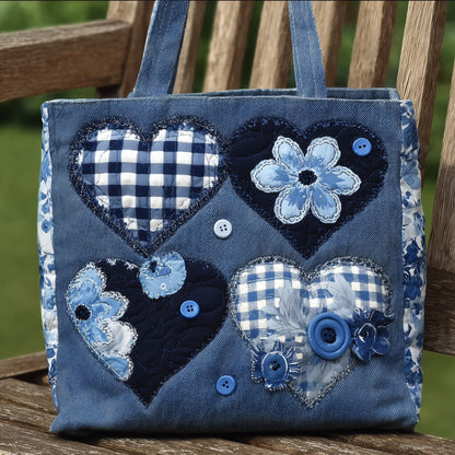 Heart Quilted Tote Bag GFTONL5580