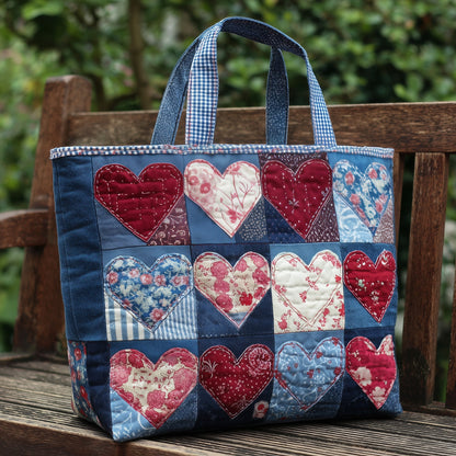 Heart Quilted Tote Bag GFTONL5583
