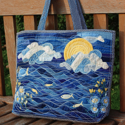 Ocean Haven Quilted Tote Bag GFTONL5586
