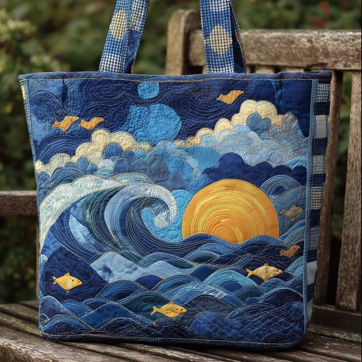 Ocean Haven Quilted Tote Bag GFTONL5591
