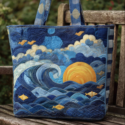 Ocean Haven Quilted Tote Bag GFTONL5591