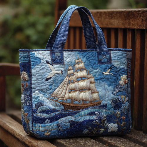 Vintage Wanderer Quilted Tote Bag GFTONL5592