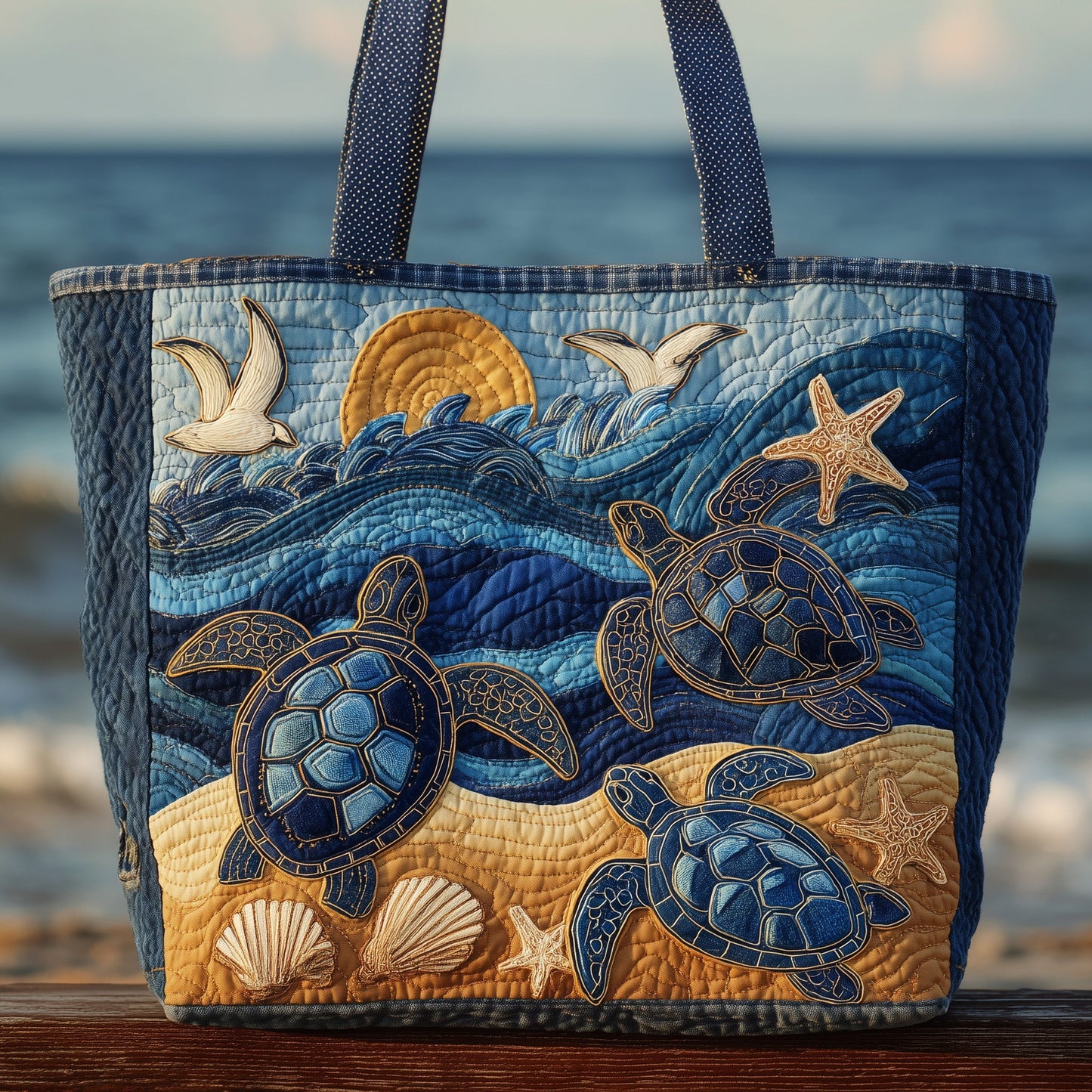 Ocean Guardian Quilted Tote Bag GFTONL5595