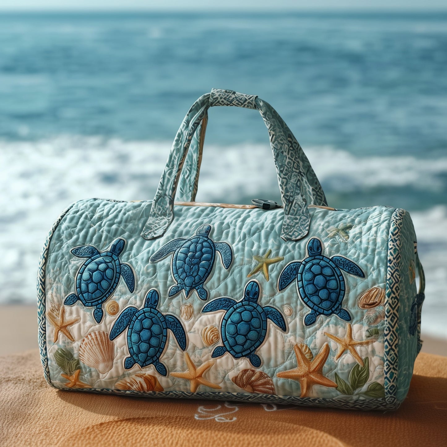 Baby Turtle Quilted Duffle Bag GFTONL5630