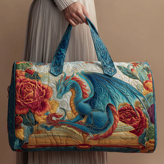 Library Dragon Quilted Duffle Bag GFTONL5656