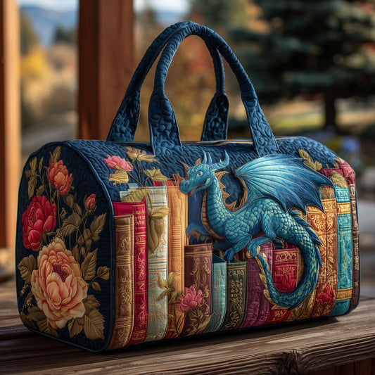 Blue Dragon Quilted Duffle Bag GFTONL5659