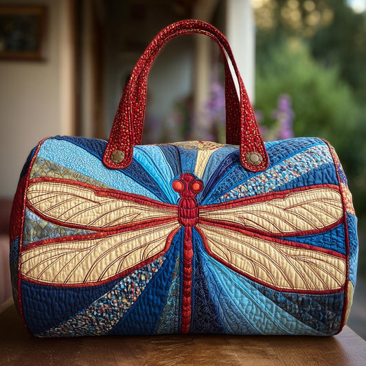 Majestic Dragonfly Quilted Duffle Bag GFTONL5689