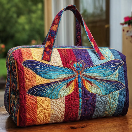 Majestic Dragonfly Quilted Duffle Bag GFTONL5696