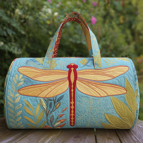 Elegant Dragonfly Quilted Duffle Bag GFTONL5702