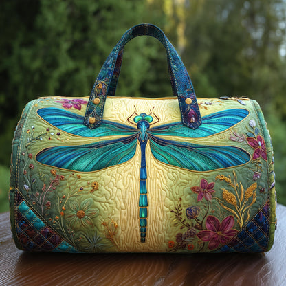 Elegant Dragonfly Quilted Duffle Bag GFTONL5703