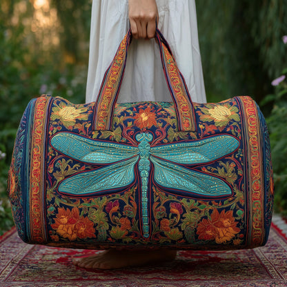 Elegant Dragonfly Quilted Duffle Bag GFTONL5708