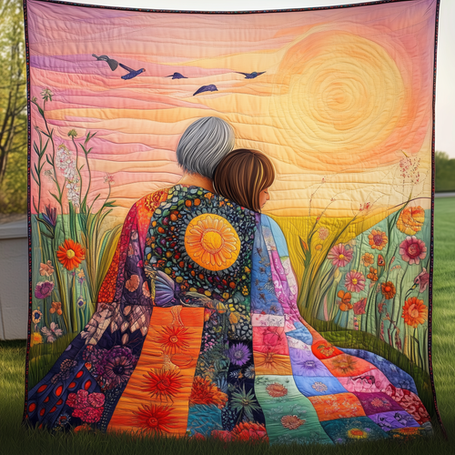 Mother & Daughter A Bond That Can't Be Broken Quilted Blanket GFTONL570