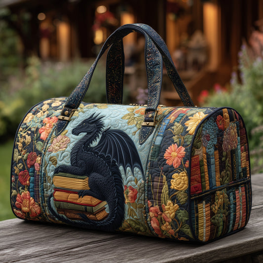Library Dragon Quilted Duffle Bag GFTONL5712