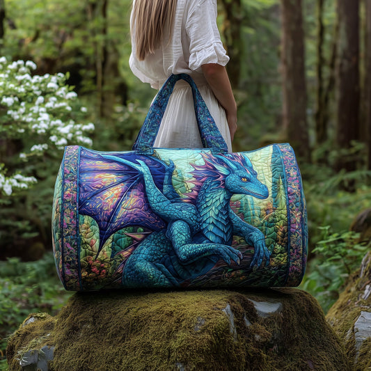 Forest Dragon Quilted Duffle Bag GFTONL5714