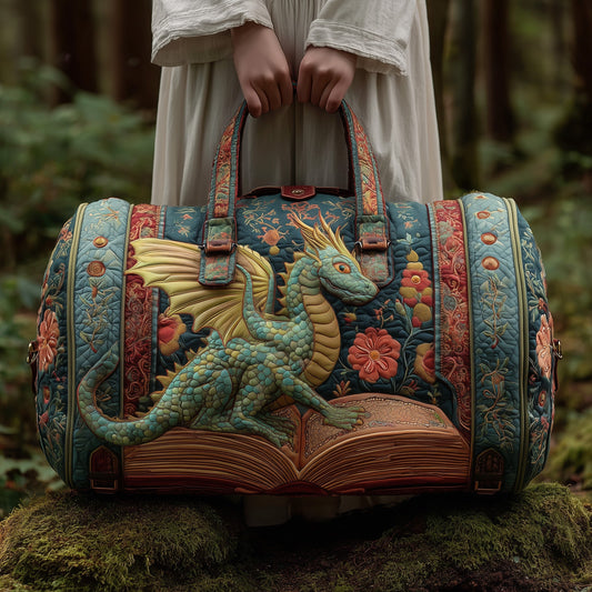 Vintage Dragon Quilted Duffle Bag GFTONL5723