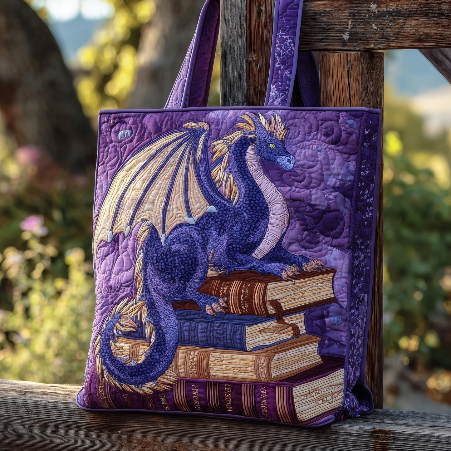 Mystic Dragon Quilted Tote Bag GFTONL5727
