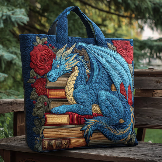 Blue Dragon Quilted Tote Bag GFTONL5753