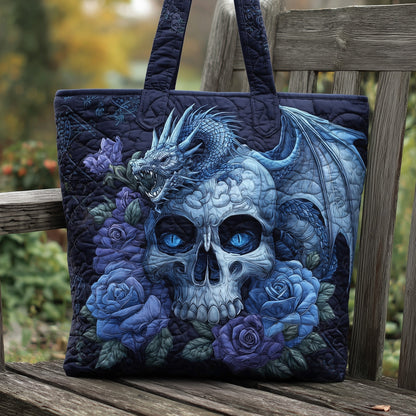 Dragon And Skull Quilted Tote Bag GFTONL5759