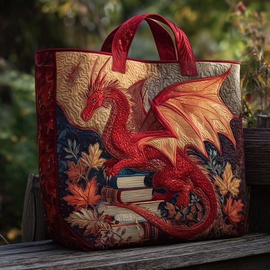 Autumn Dragon Quilted Tote Bag GFTONL5782