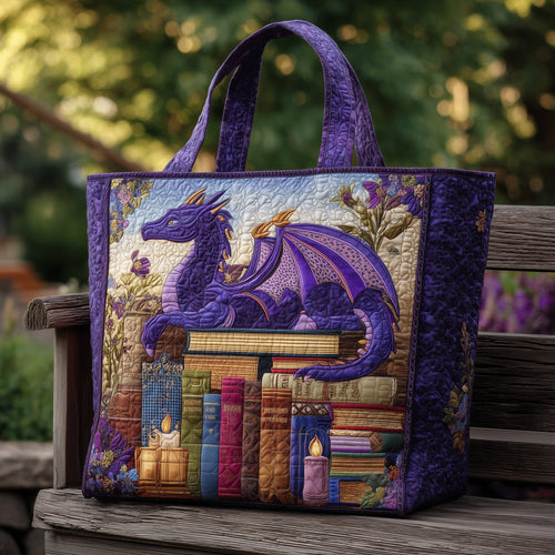 Purple Dragon Quilted Tote Bag GFTONL5784