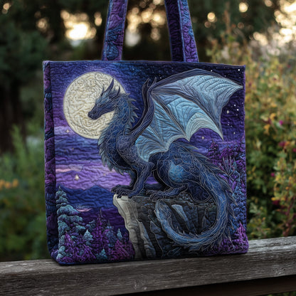 Lonely Dragon Quilted Tote Bag GFTONL5798