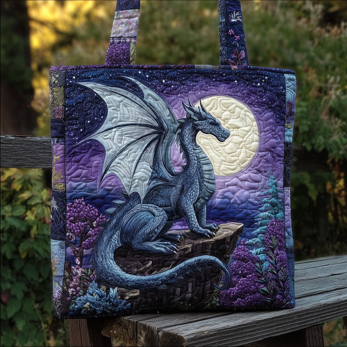 Celestial Dragon Quilted Tote Bag GFTONL5799