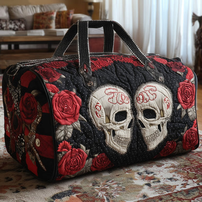 Skull Couple Quilted Duffle Bag GFTONL5812