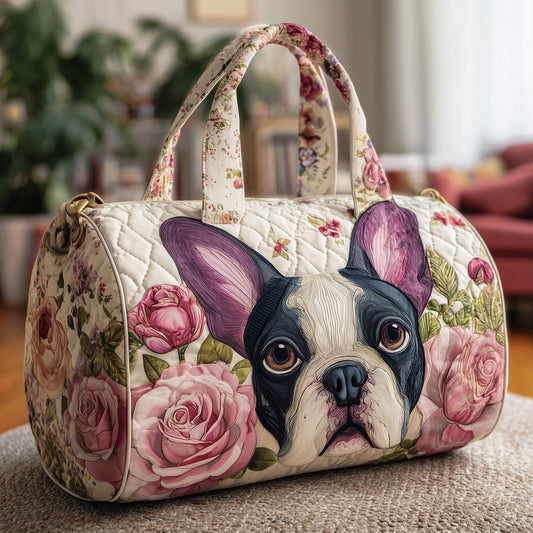 Rose Bulldog Quilted Duffle Bag GFTONL5818