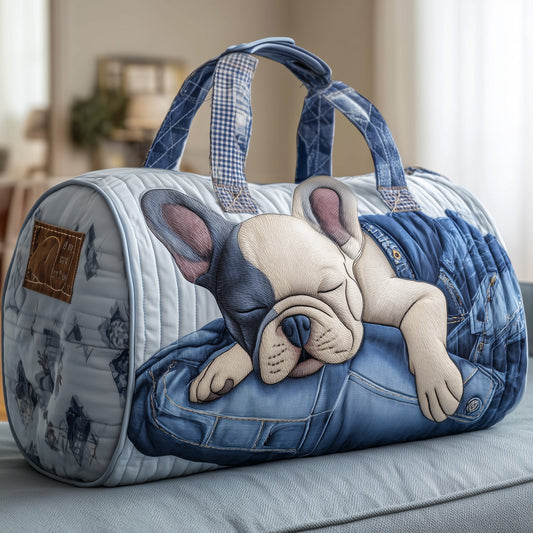 Sleeping Bulldog Quilted Duffle Bag GFTONL5828