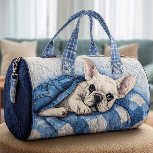 Sleeping Bulldog Quilted Duffle Bag GFTONL5829