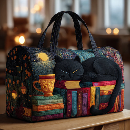 Sleep Cat Quilted Duffle Bag GFTONL5835