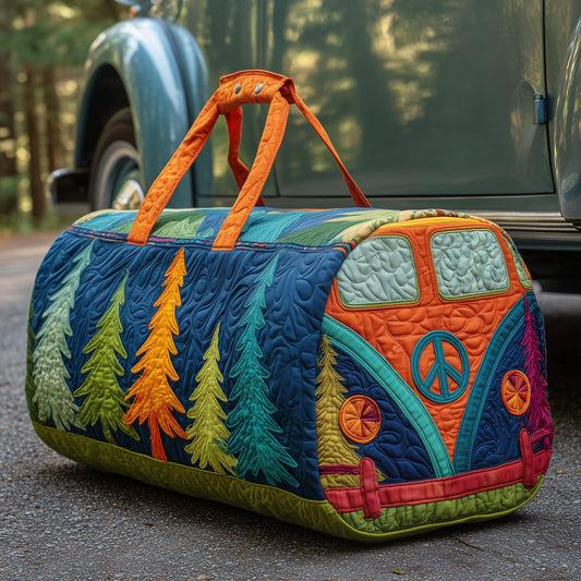 Hippie Vibe Quilted Duffle Bag GFTONL5859