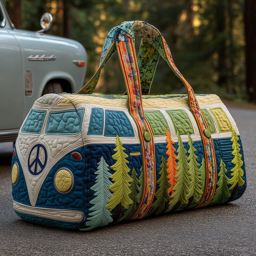 Hippie Vibe Quilted Duffle Bag GFTONL5860