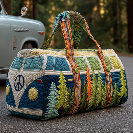 Hippie Vibe Quilted Duffle Bag GFTONL5860