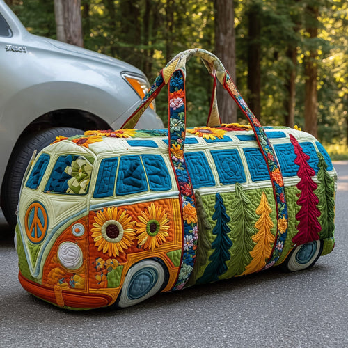 Hippie Vibe Quilted Duffle Bag GFTONL5861