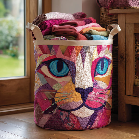 Catitude Quilted Laundry Basket GFTONL5912